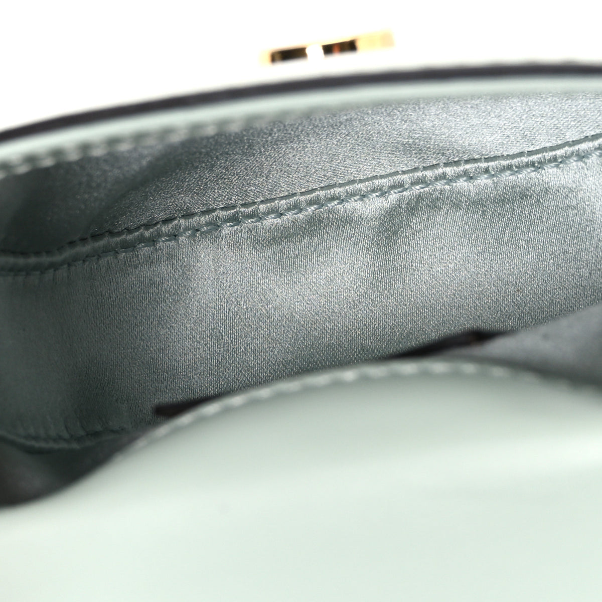 Boarded Dyana Lux Nano Bamboo 1947 Top Handle Chain Bag Salvy Green