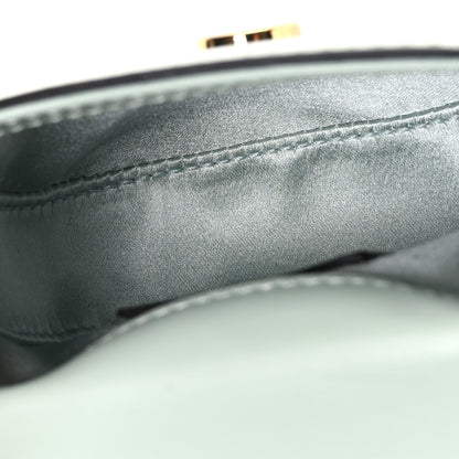 Gucci Boarded Dyana Lux Nano Bamboo 1947 Top Handle Chain Bag Salvy Green 5 of 11