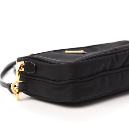 Prada Tessuto Nylon Mini Camera Crossbody Bag Black 6 of 9