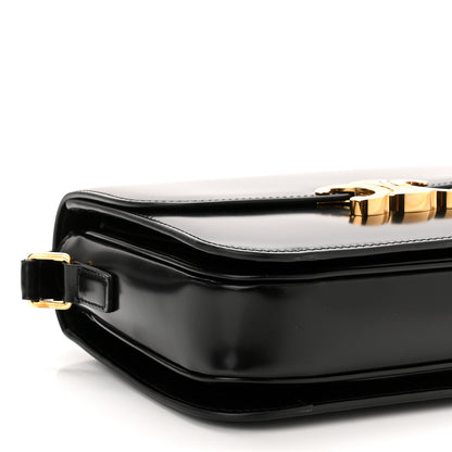 Celine Shiny Calfskin Medium Triomphe Black 8 of 11