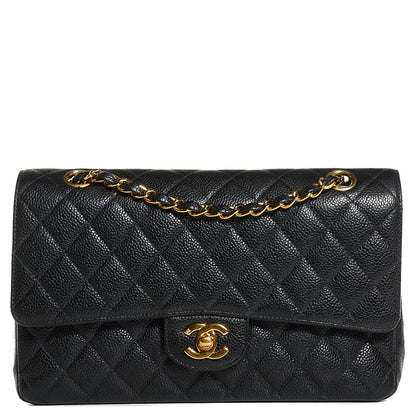 Chanel Caviar Quilted Medium Double Flap Black 1 of 8