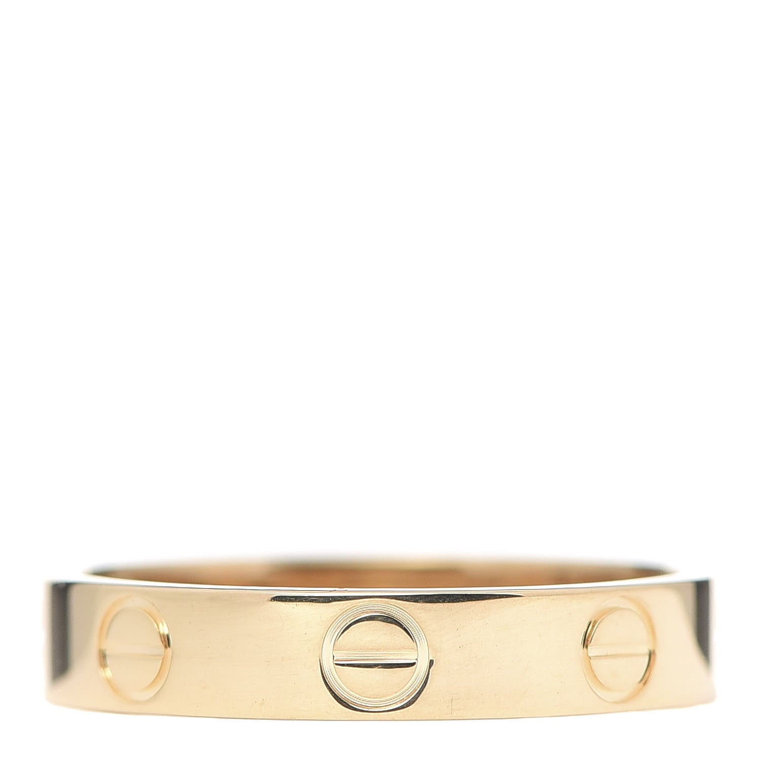 Cartier 18K Yellow Gold 3.5mm LOVE Wedding Band Ring 52 6 3 of 4