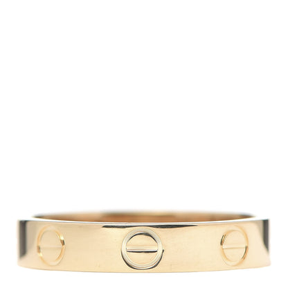 Cartier 18K Yellow Gold 3.5mm LOVE Wedding Band Ring 52 6 3 of 4