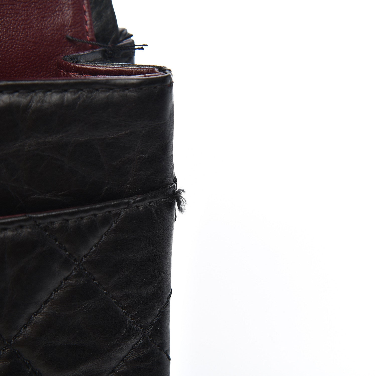 Chanel Aged Calfskin Quilted 50th Anniversary 2.55 Reissue 226 Flap Black 15 of 18