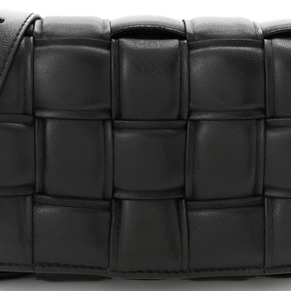 Bottega Veneta Nappa Maxi Intreccio Small Padded Cassette Crossbody Bag Black 7 of 9