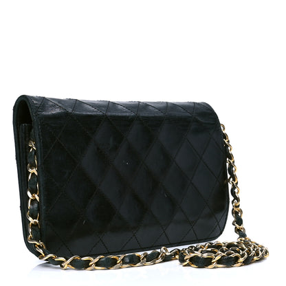 Chanel Lambskin Quilted Small Single Flap Black 2 of 6