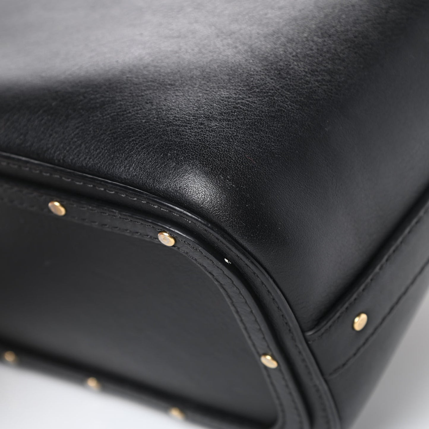 Smooth Calfskin Small Roy Bucket Bag Black