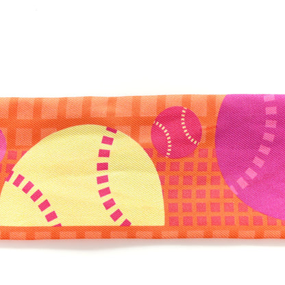 Hermes Silk Balles de Tennis Twilly 6 of 7