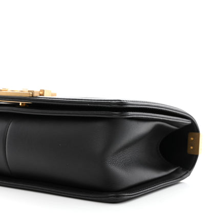 Chanel Calfskin Quilted Medium Boy Flap Black 10 of 11