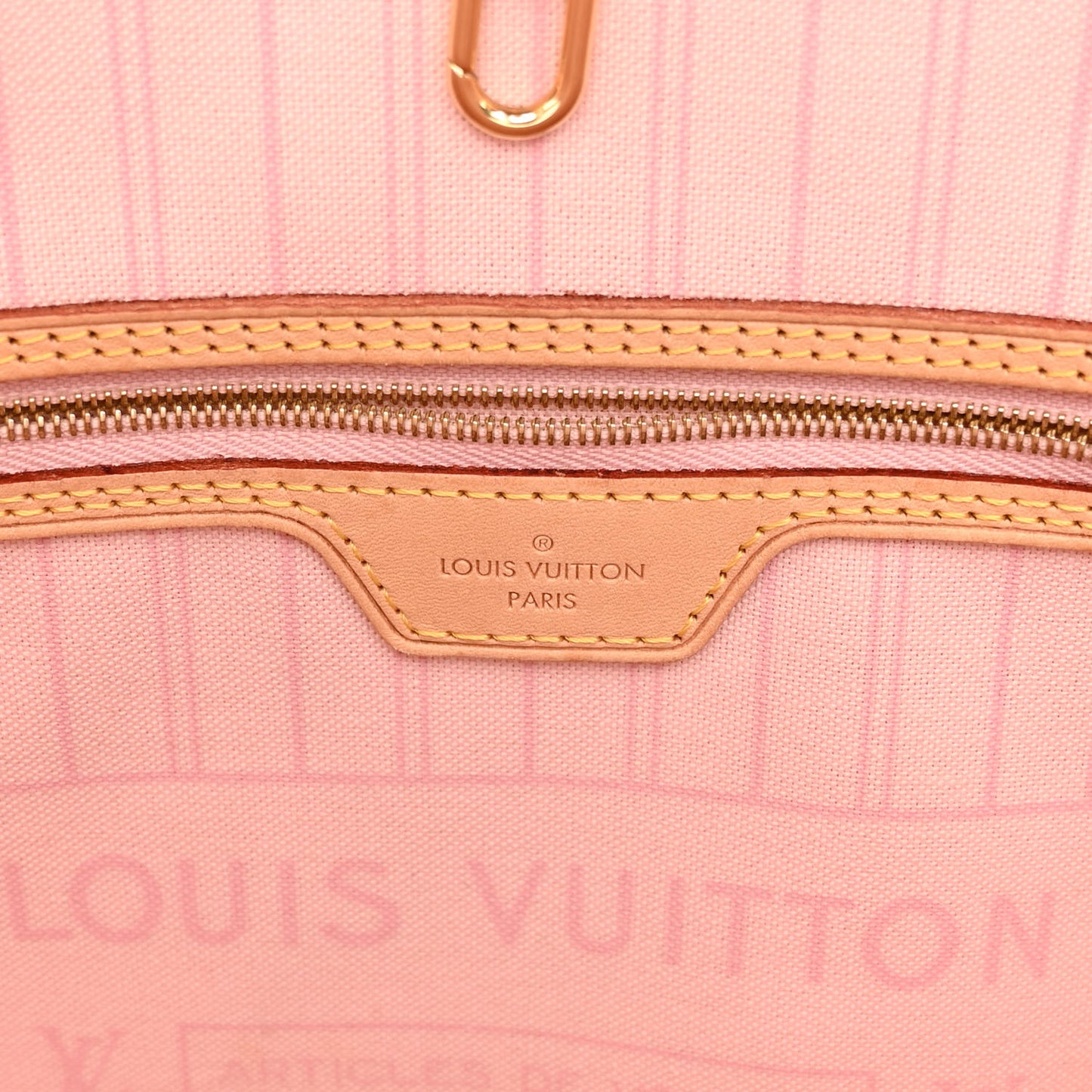 Damier Azur Neo Neverfull MM Rose Ballerine