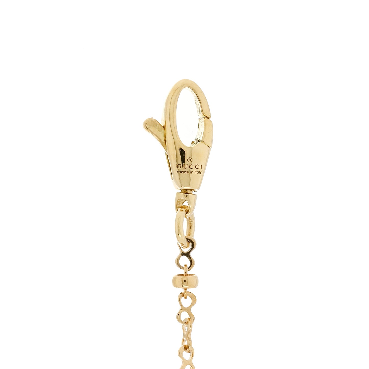 18K Yellow Gold Diamond Flora Necklace