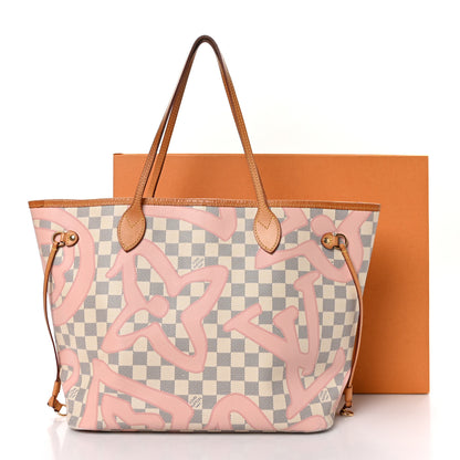 Louis Vuitton Damier Azur Tahitienne Neverfull MM 11 of 11