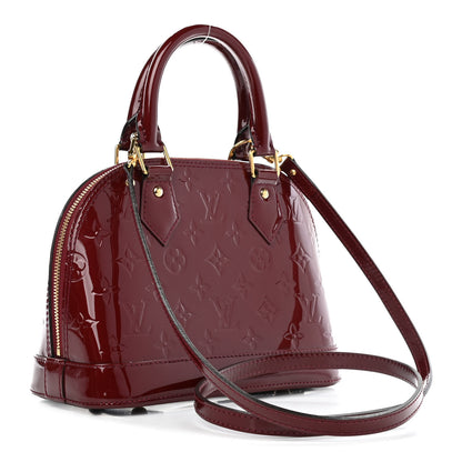 Louis Vuitton Vernis Alma BB Griotte 2 of 4