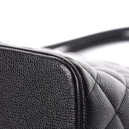 Chanel Caviar Quilted Medallion Tote Black 10 of 13