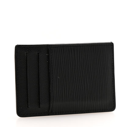 Louis Vuitton Epi Neo Porte-Cartes Card Holder Black 3 of 8