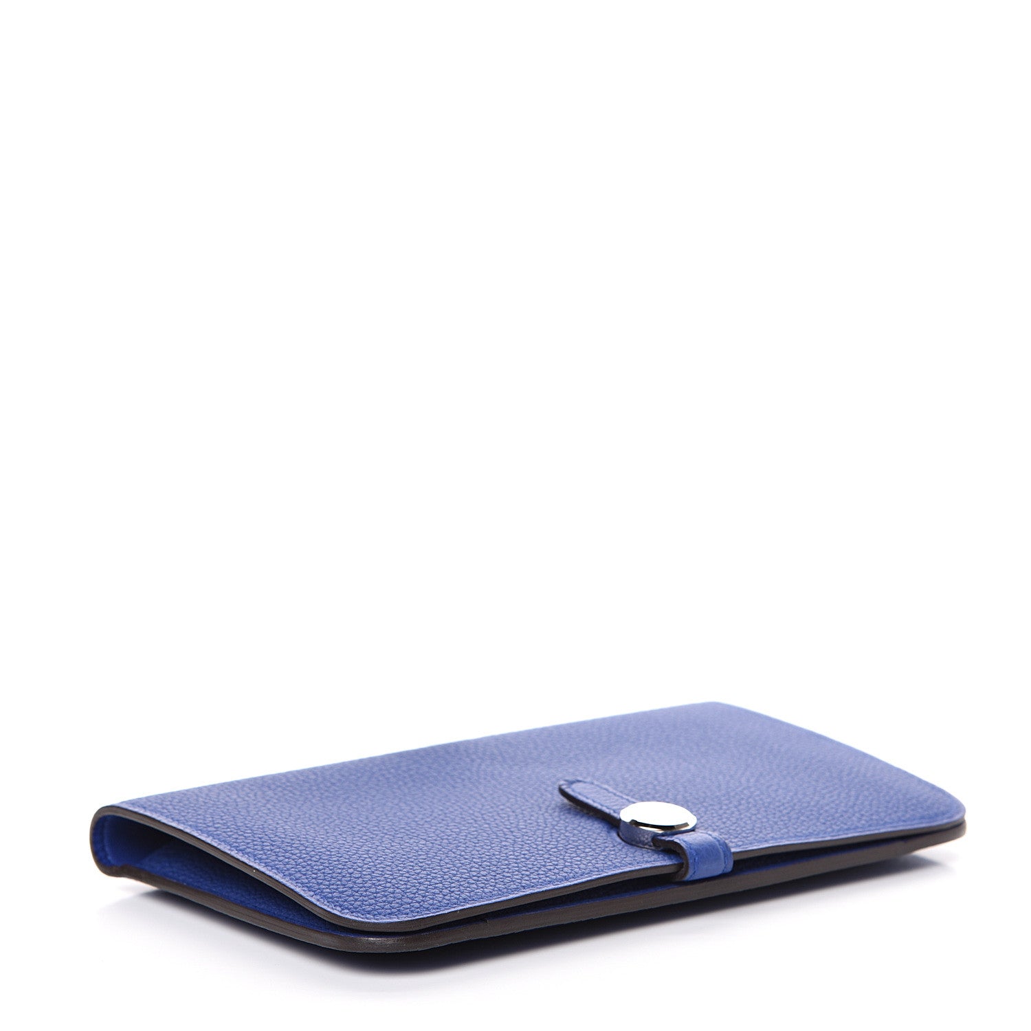 Hermes Togo Dogon Duo Wallet Bleu Electrique 3 of 9
