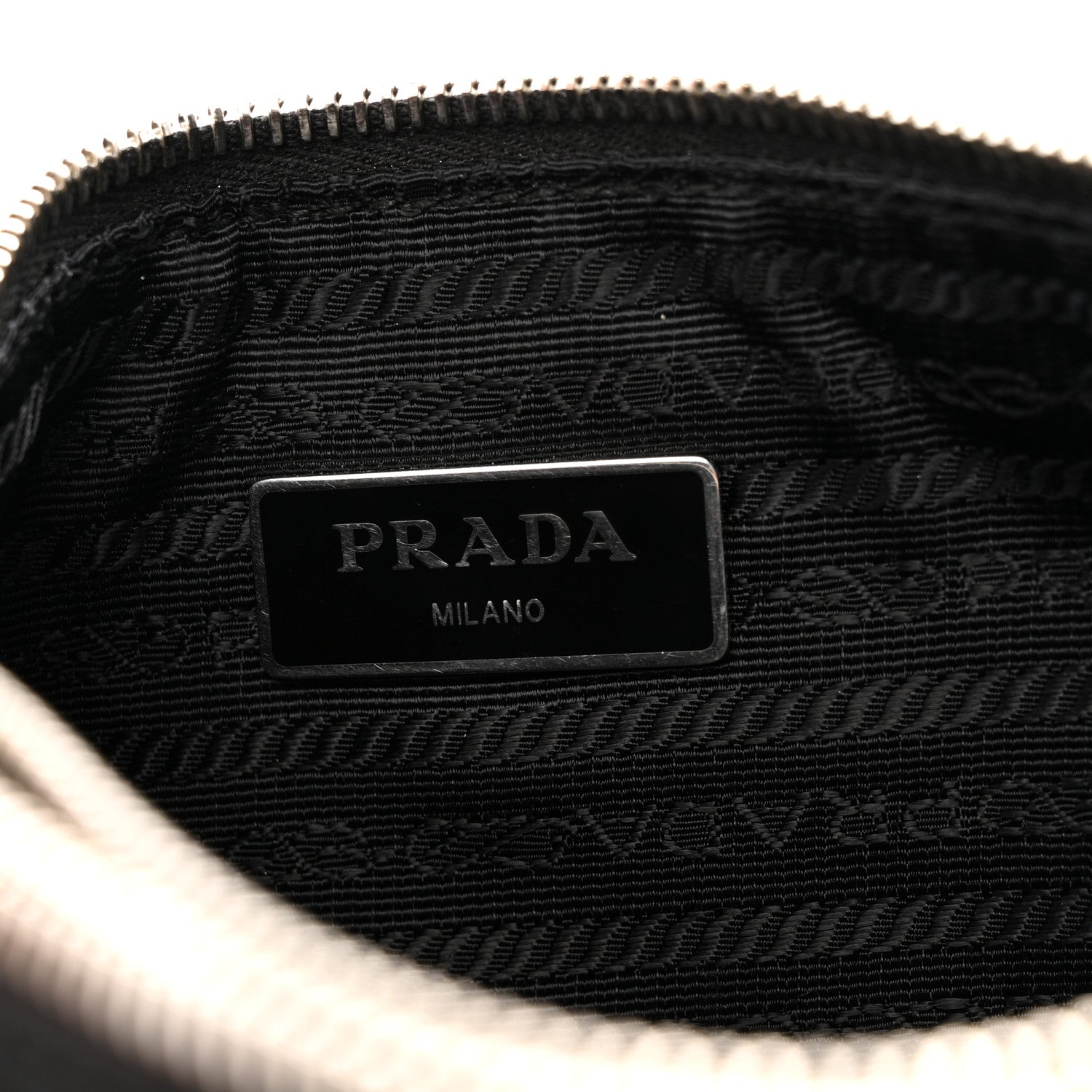 Prada Re-Nylon Saffiano Re-Edition 2000 Double Zip Crossbody Bag Black 7 of 15