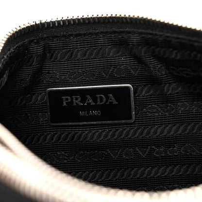 Prada Re-Nylon Saffiano Re-Edition 2000 Double Zip Crossbody Bag Black 7 of 15