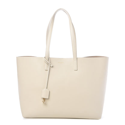 Saint Laurent Calfskin Large Shopping Tote Crema Soft 3 of 10