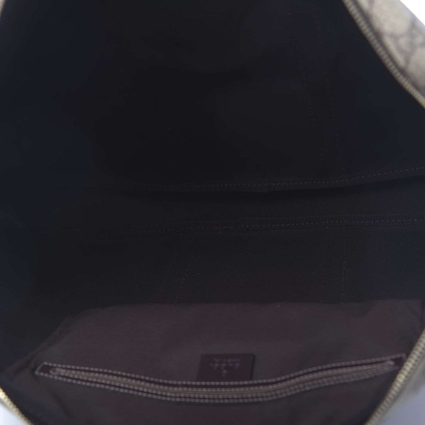 GG Plus Monogram Briefcase Dark Brown