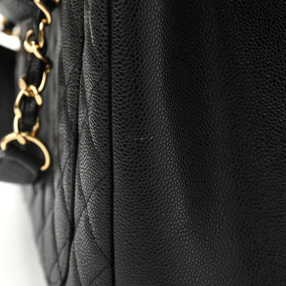 Chanel Caviar Quilted XL Grand Shopping Tote GST Black 14 of 17