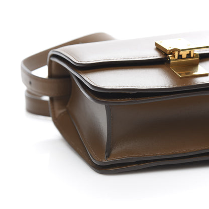 Celine Smooth Calfskin Small Classic Box Flap Bag Camel 8 of 10