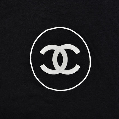 Chanel Cashmere Silk CC Scarf Black 3 of 7