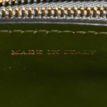 Burberry Metallic Hayes Goatskin D-Ring Mini Bag Silver 6 of 11