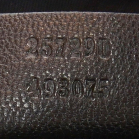 Guccissima Full Moon Tote Black