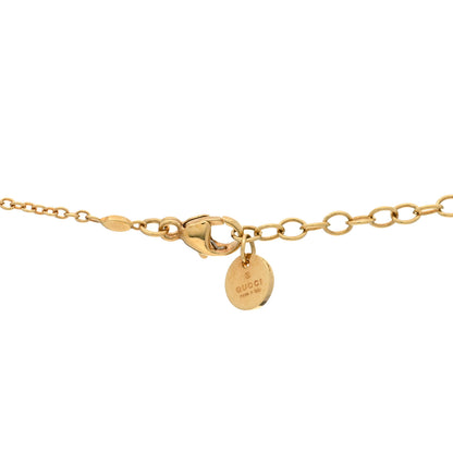 Gucci Sterling Silver 18K Yellow Gold Diamond Ruby Le Marche Des Merveilles Feline Pendant Necklace 3 of 3