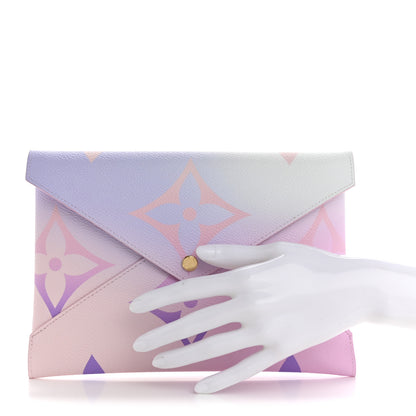 Louis Vuitton Monogram Giant Spring in the City Kirigami Pochette Set Sunrise Pastel Midnight Fuchsia Sunset Kaki 2 of 14