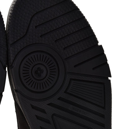 Louis Vuitton Suede Uniform Sneakers 10 Black 7 of 9
