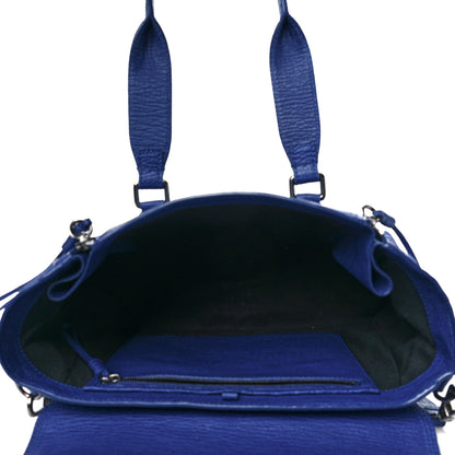 3.1 Phillip Lim Textured Calfskin Medium Pashli Satchel Cobalt 5 of 9