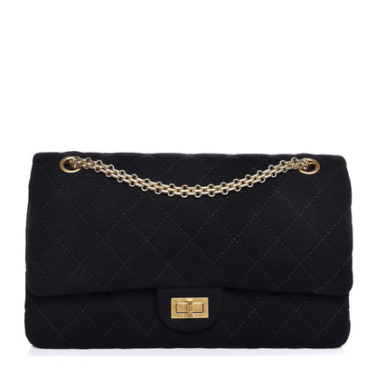 Chanel Jersey Quilted 2.55 Reissue 226 Flap Black 1 of 9