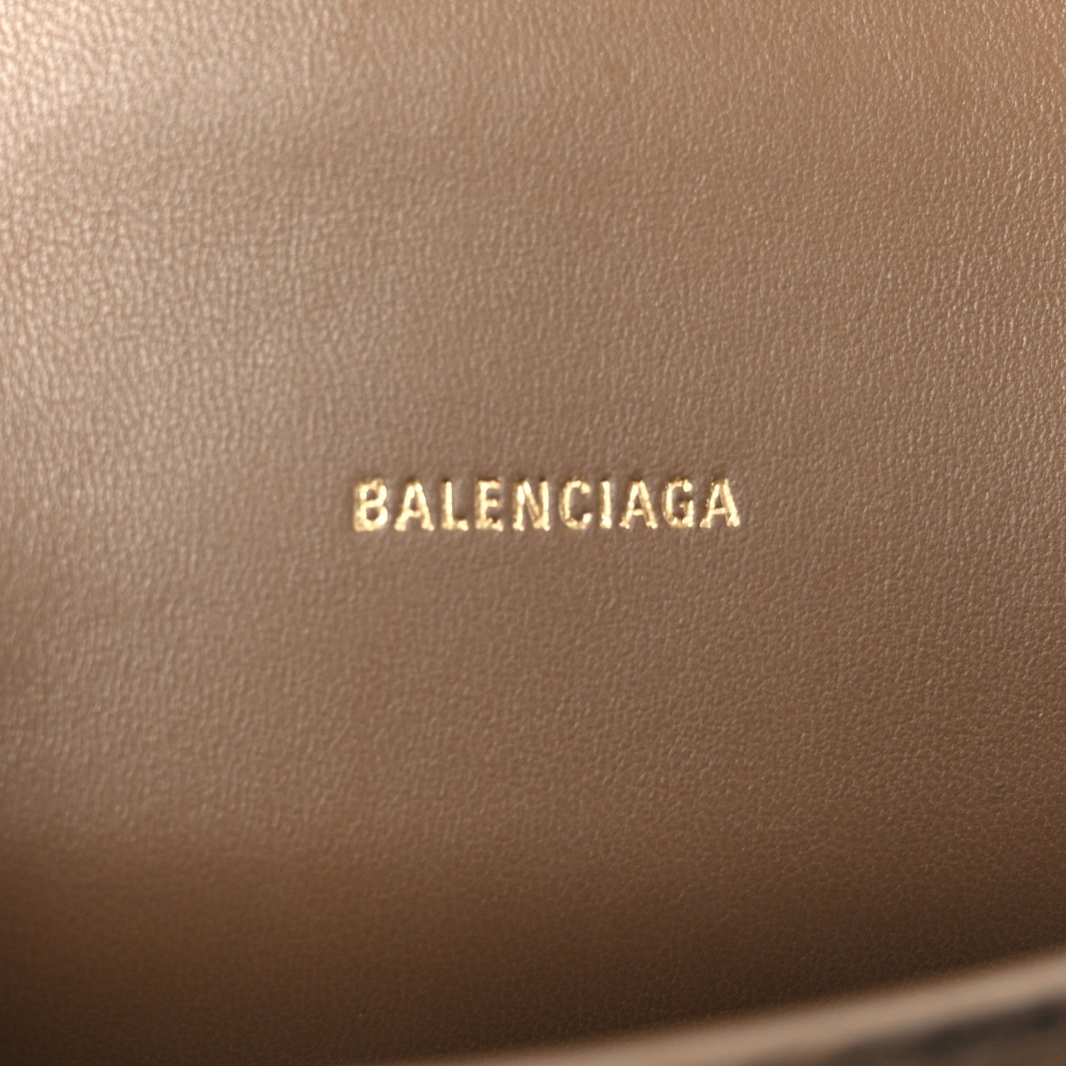 Balenciaga Coated Canvas BB Monogram Hourglass Top Handle Bag XS Beige Brown 6 of 10