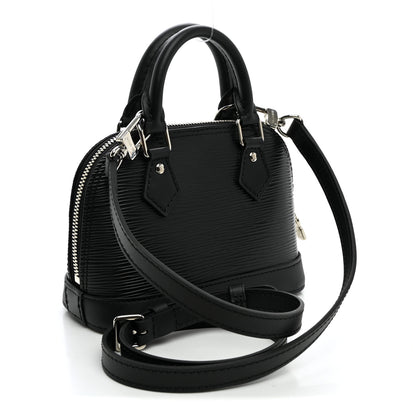 Louis Vuitton Epi Alma Nano Black 3 of 9