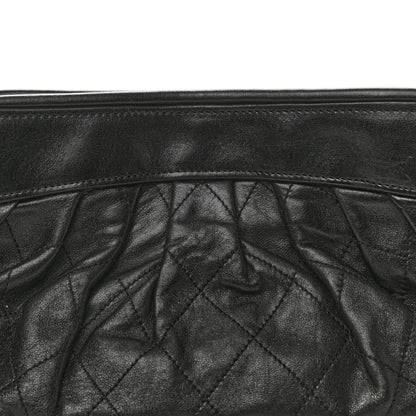 Chanel Calfskin Quilted Shoulder Bag Black 7 of 10