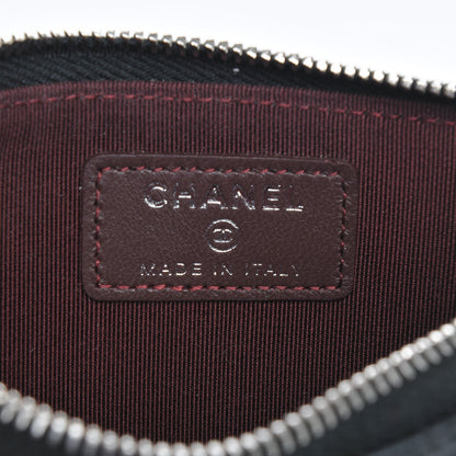 Chanel Lambskin Quilted Classic Zip Pouch Black 6 of 7