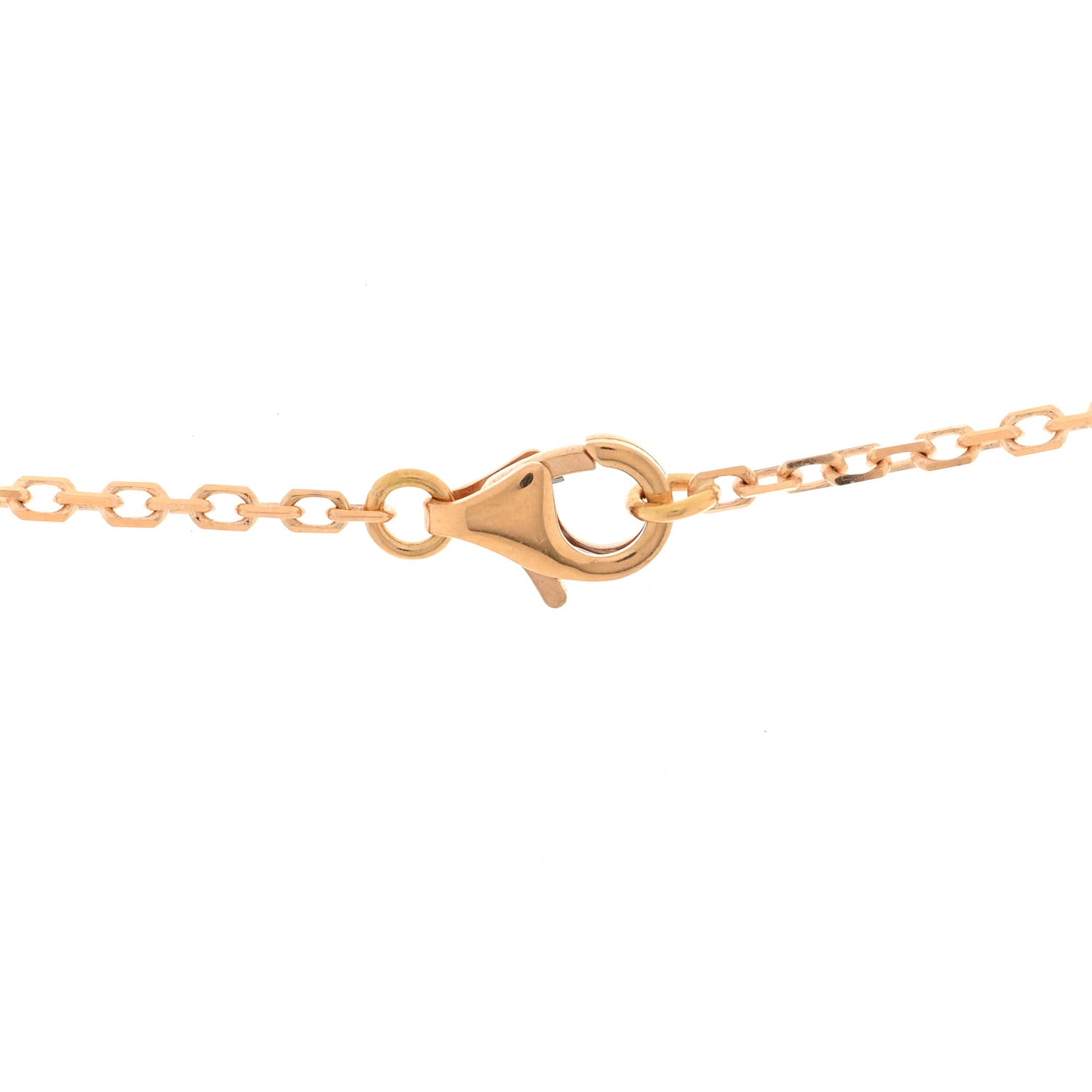 18K Pink Yellow White Gold Diamond Trinity Lariat Necklace