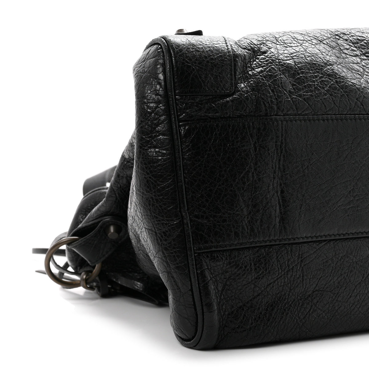 Agneau Classic Hardware Boston  Black