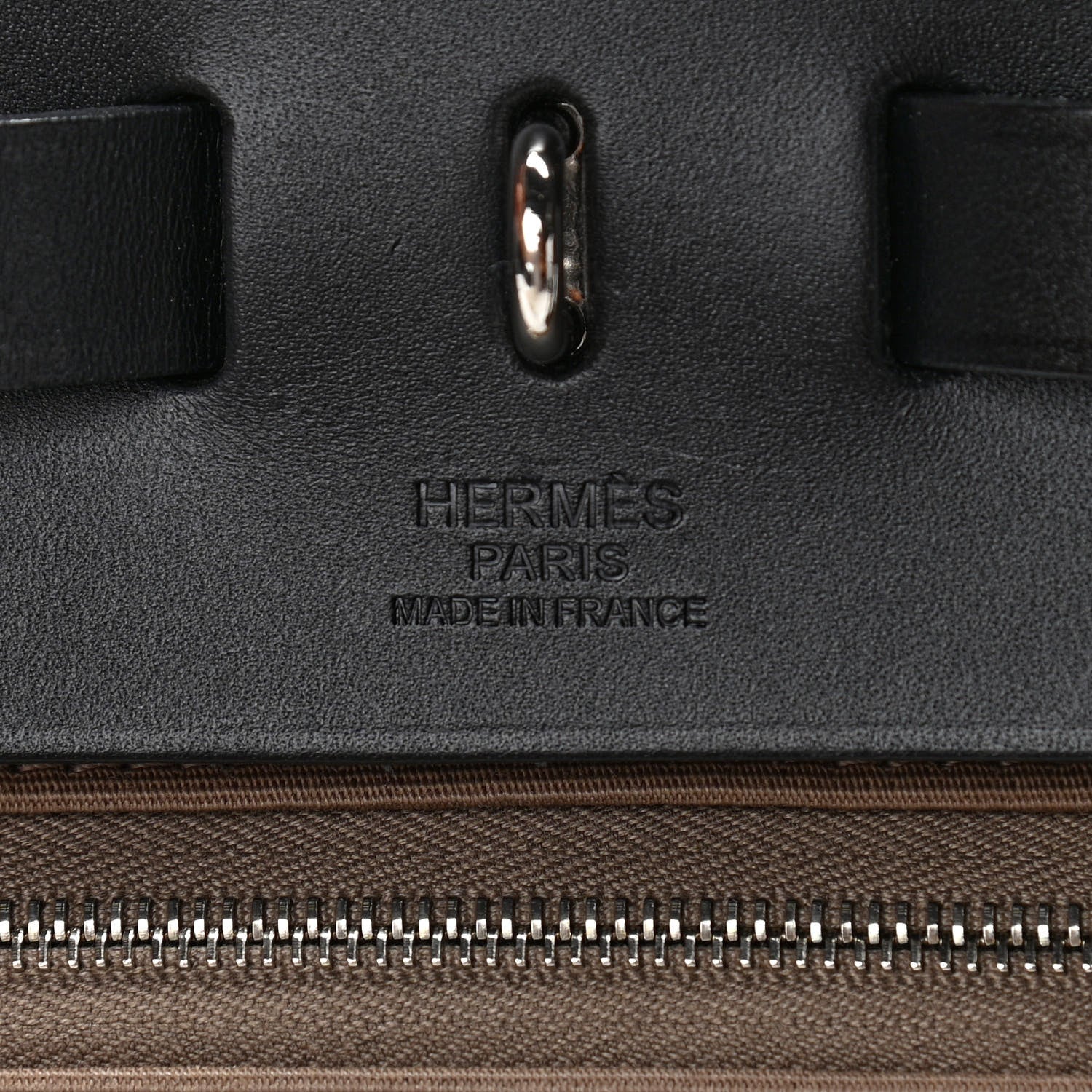 Hermes Toile Vache Hunter Herbag Zip 39 MM Etoupe Ebene 7 of 15