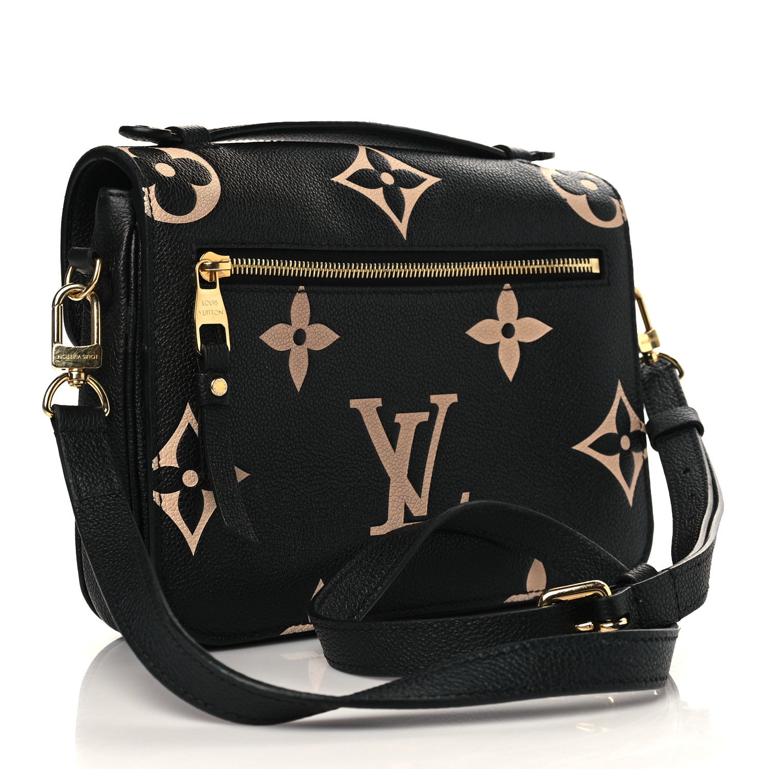 Louis Vuitton Empreinte Monogram Giant Pochette Metis Black Beige 3 of 7