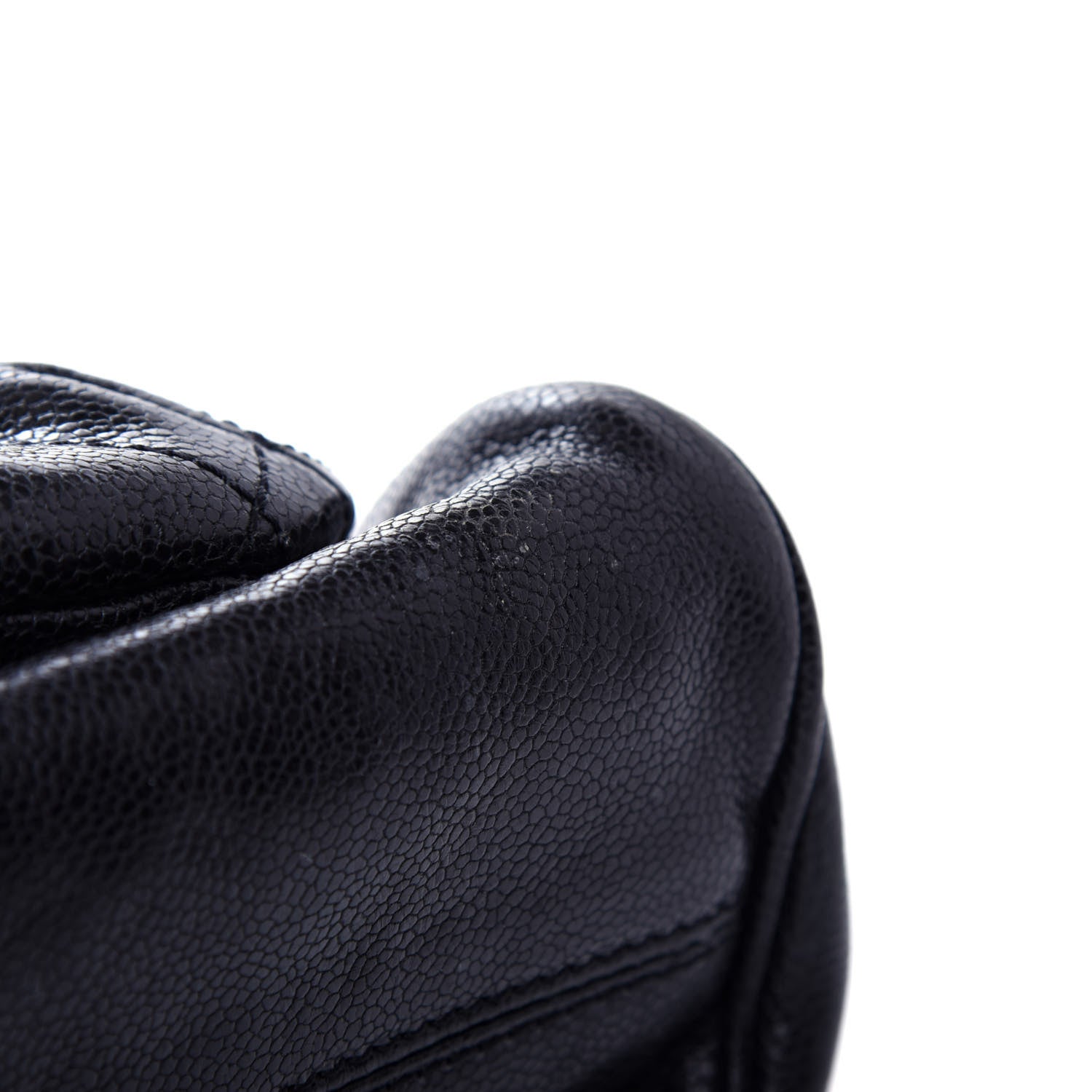 Chanel Glazed Caviar Large Pocket In The City Tote Black 10 of 10