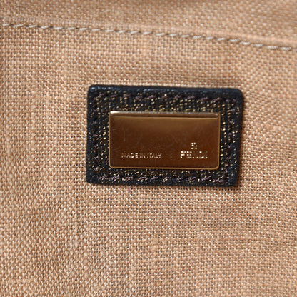 Fendi Zucca Goatskin Spy Bowler Tobacco Bronzo 6 of 10