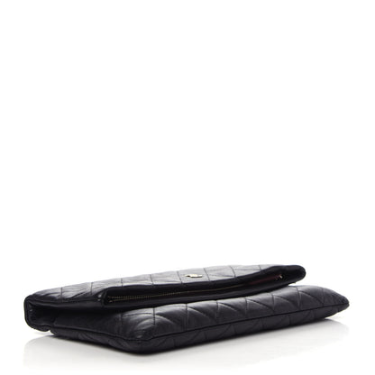 Chanel Lambskin Quilted CC Beauty Clutch Black 3 of 9