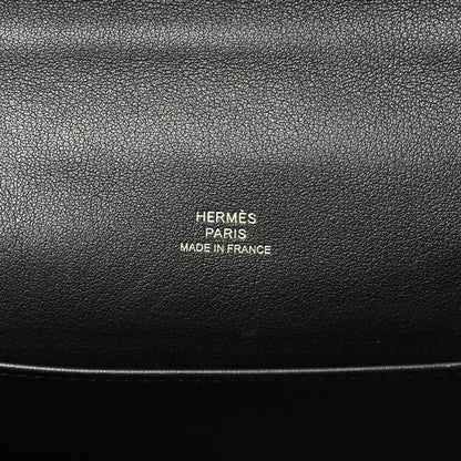 Hermes Swift Kelly Pochette Clutch Black 6 of 11