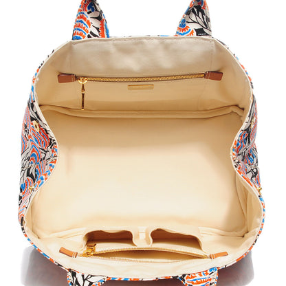 Prada Canapa Stampata Tote Black Mimosa 7 of 9