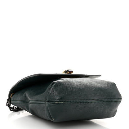 Lanvin Calfskin Mini Happy Edgy Crossbody Green 4 of 9