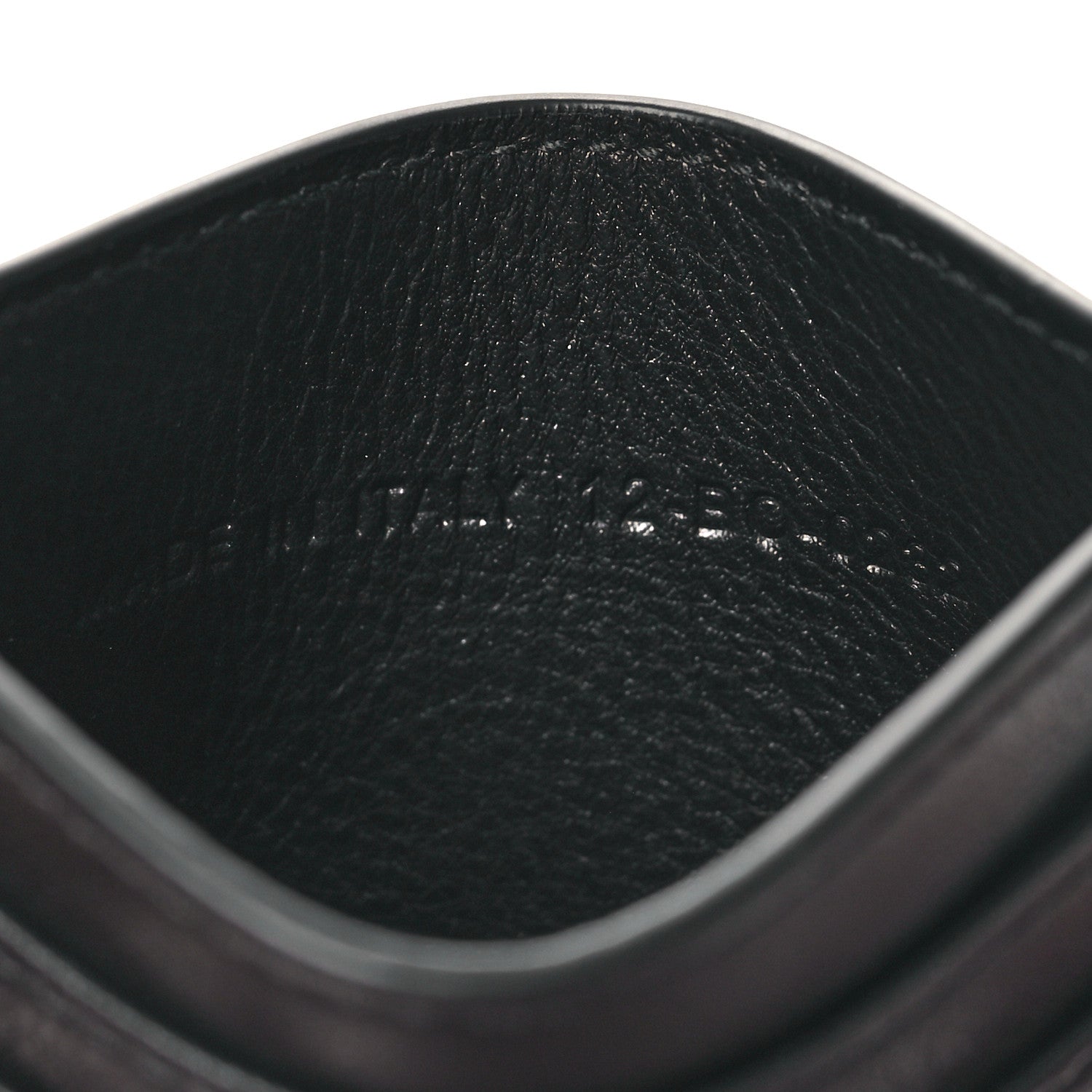 Christian Dior X SHAWN STUSSY Grained Calfskin Ox Head Card Holder Black 7 of 7