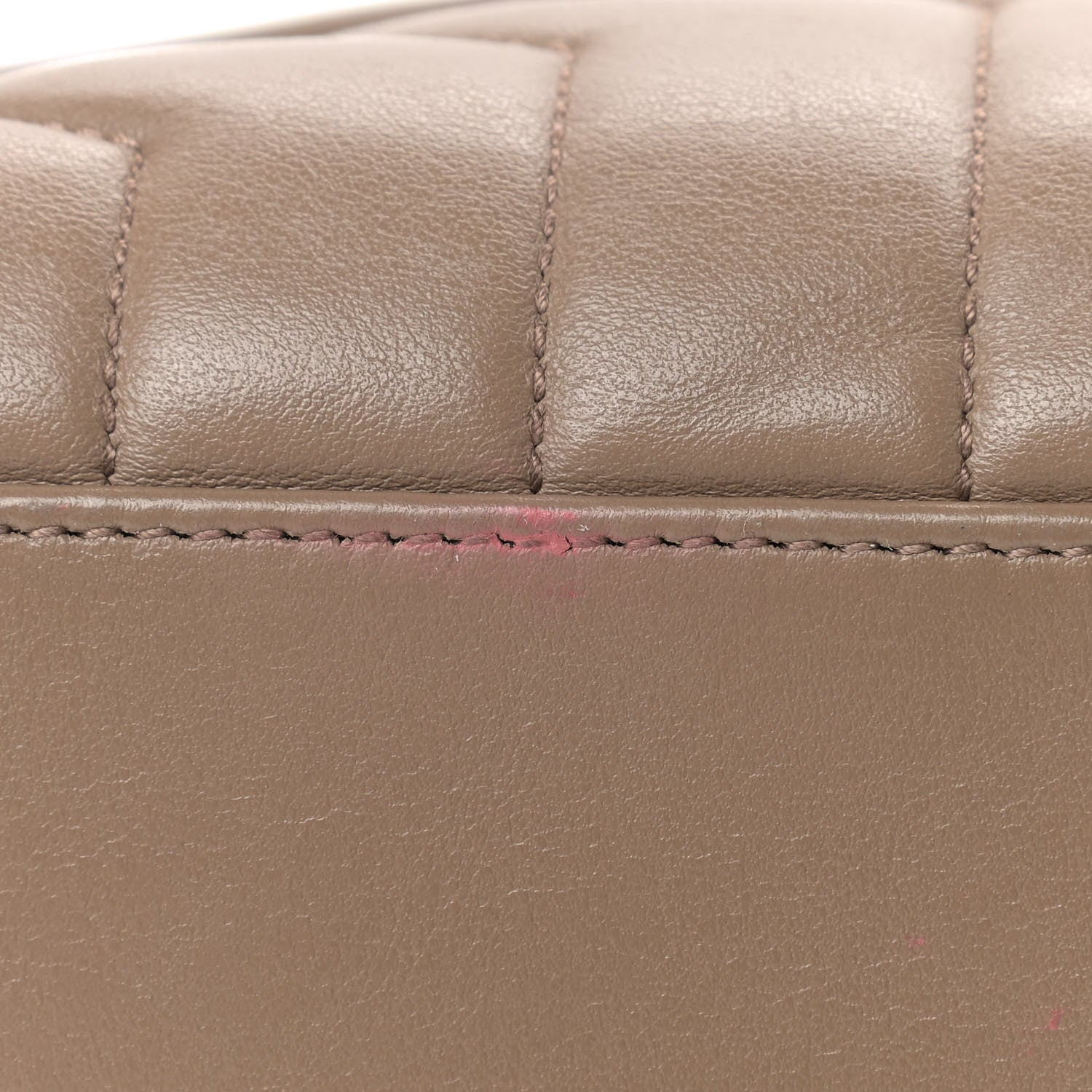 Saint Laurent Calfskin Y Quilted Monogram Medium Loulou Chain Satchel Light Brown 11 of 12